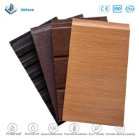 Panneau isolant en mousse PU, durable, ignifuge, imperméable, insonorisant, murs préfabriqués commerciaux et industriels