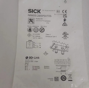 Capteur de proximité SICK d'origine, neuf, IMM05-2B5PSVT0S, numéro de pièce 1104202, en stock. - Product Image 4