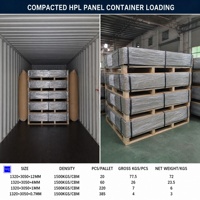 Panneau compact en stratifié HPL résistant aux rayures, phénolique haute pression, 12 mm, imperméable, pour les zones commerciales à fort trafic