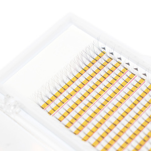Premade Fans Mink Eyelash Extensions Heat Bonded Premade Fans Custom Packaging Eco Friendly Boxes - Product Image 3