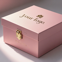 Pas de quantité minimale de commande ondulé recyclable Logo rose emballage cadeau chaussures boîte à vêtements papier postal Mailer boîtes d'expédition pour les petites entreprises