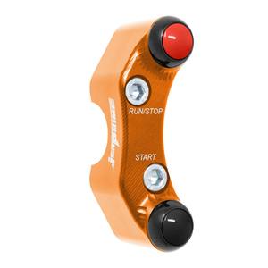 Interruptor de manillar derecho para KTM 990 Duke (agujeros desalineados) (naranja) - Product Image 3