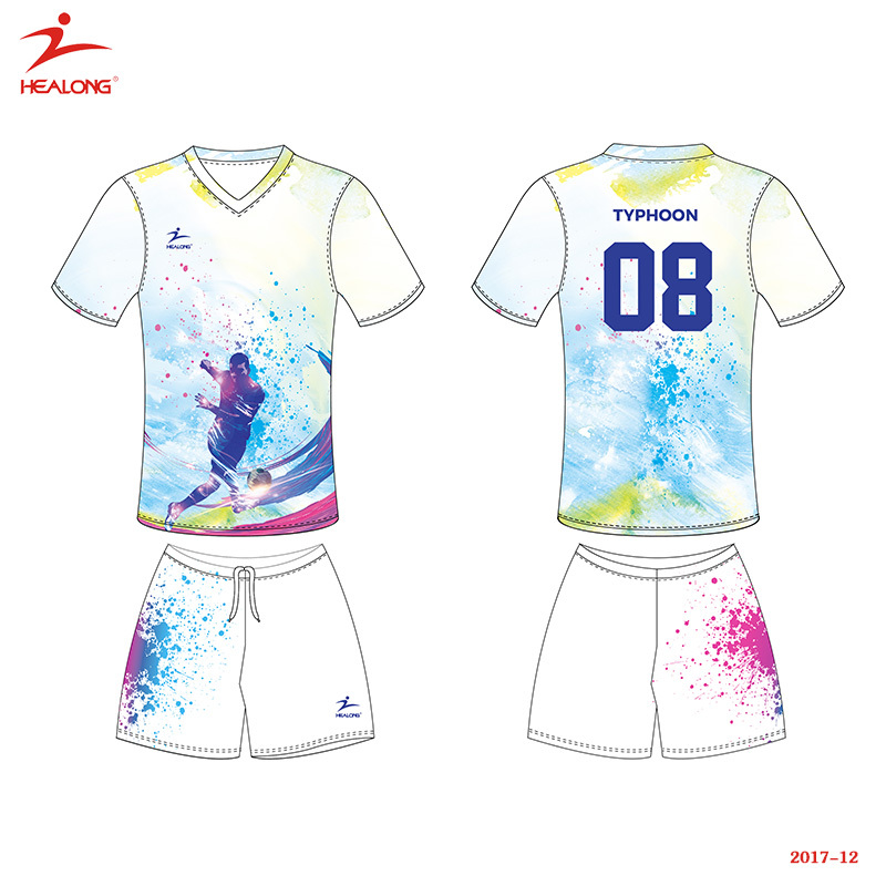 Unbranted put your name China soccer jersey Football shirt imported