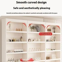 Modern çok katmanlı cam kapi vitrin Nail Art depolama güzellik salonu kozmetik depolama ekran perakende Online alışveriş