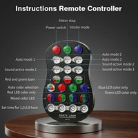 Éclairage décoratif de Noël, lumière disco DJ, projecteur LED à 60 motifs avec télécommande pour décorations de fêtes | YSH