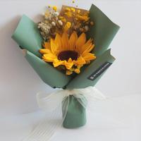 Cadeaux d'événement, bouquets de fleurs de rose et de œillets, mini bouquet de fleurs de savon avec sac cadeau