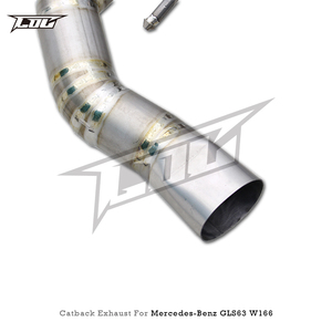 Silenciador de Escape Boska para Mercedes-Benz GLS63 AMG W166/X166 5.5T 2015-2019, Tubo de Escape de Titanio Pulido de Lujo Boska Racing - Product Image 5