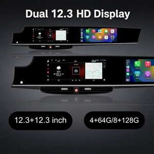Autoradio Stereo con Doppio Schermo Touch Android da 12,3" Navigazione GPS Unità Principale Multimediale Carplay per Porsche <span class=keywords><strong>Panamera</strong></span> 970 2010-2016 - Product Image 3
