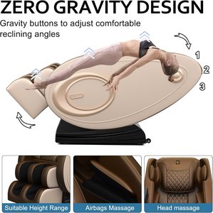 Golden <b>Zero</b> <b>Gravity</b> <b>Chair</b> for Home & Office With Airbags Heating Speaker Touch Screen <b>Zero</b> <b>Gravity</b> <b>Chair</b> / - Product Image 3