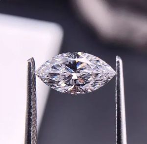 เครื่องประดับซินฟลาย ไดมอนด์ทรงมาร์คีส์ 1-3 กะรัต สีขาว D ความสะอาด VS เพชรหลวม HPHT CVD ได้รับการรับรองจาก IGI ผลิตในห้องปฏิบัติการ - Product Image 4