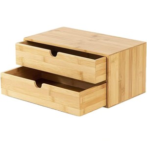 Pencil <b>box</b>, office supplies storage <b>box</b>, A4 paper document <b>box</b>, wooden <b>small</b> drawer storage <b>box</b>, multi-layer drawer desktop - Product Image 4