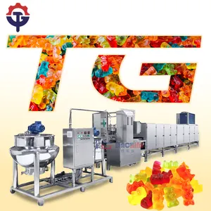 Intelligent Control Servo System Gummy Depositing Machine Syrup Processing Production Line