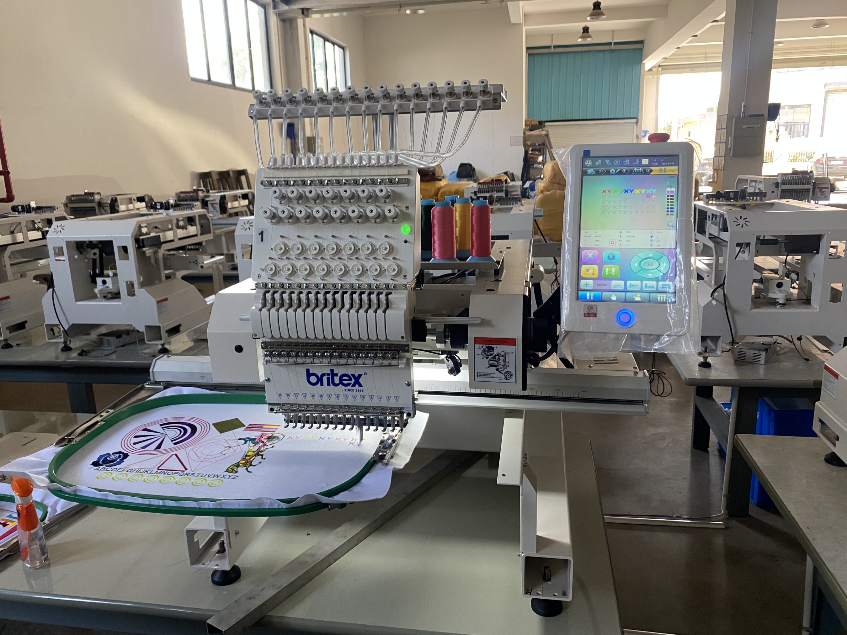 BR-1201 Embroidery Machine - High-Accuracy Cap Flat Cloth