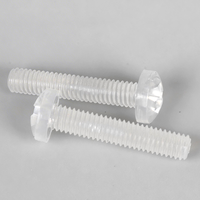 Vis à tête fraisée Phillips en polycarbonate M2 M3 M4 M5 M6 M8 M10, vis de machine en plastique