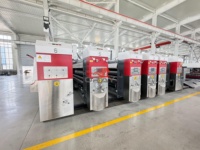 Machine industrielle automatique de découpe et d'impression rotative 4 couleurs pour cartons, à faible bruit et haute performance