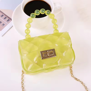 Sac à main mini en PVC transparent couleur bonbon pour femme, petit sac bandoulière à prix réduit pour l'été, pour femmes, enfants et filles - Product Image 3