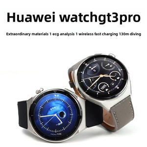 Reloj Inteligente Hua-wei <span class=keywords><strong>GT3</strong></span> <span class=keywords><strong>Pro</strong></span> de 43/46 mm con Llamadas por Bluetooth, SpO2 y Frecuencia Cardíaca, Batería de Larga Duración, Reloj Inteligente para Uso Diario con Monitoreo del Sueño - Product Image 1