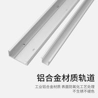 Système de porte coulissante dissimulée à double fermeture douce moderne, en alliage de zinc invisible, effet amortissant en fer, épaisseur 1,5 mm, pour porte de garage