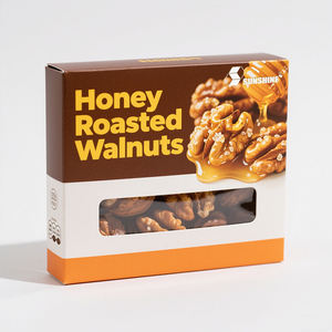 Boîte d'emballage personnalisée imprimée organique Trail Mix Amandes grillées Snack style tiroir Boîtes en papier de pop-corn pour aliments au détail pour micro-ondes - Product Image 3