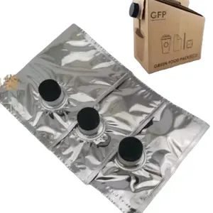 Factory Custom 5L Coffee Concentrate BIB Bag In Box With Valve Dispenser