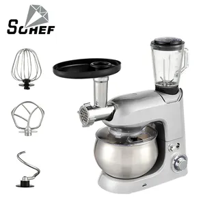 2 in 1 food processor 1300w multi functional food processor with LED Screen display