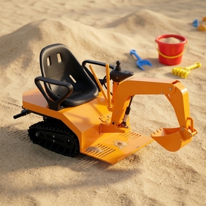 Mini-chargeuse-<span class=keywords><strong>pelleteuse</strong></span> électrique Leduole LT-2 pour enfants, construction en fibre de verre, fabriquée en Chine - Product Image 1