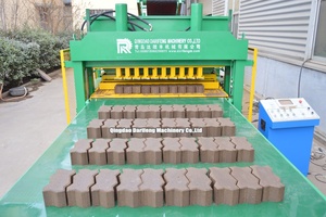 Obral besar mesin pembuat blok Paving Dan bata Interlock tanah liat DF10-10 produksi bata No-Burn skala besar - Product Image 4