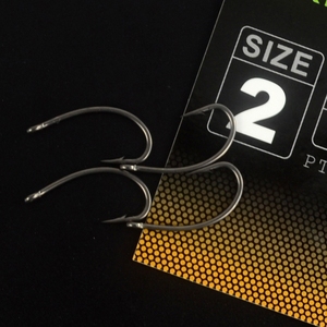 <span class=keywords><strong>HIrisi</strong></span> hameçons de pêche revêtus de PTFE en acier inoxydable à haute teneur en carbone hameçon barbelé avec des accessoires de pêche à la carpe oeil X501 - Product Image 4