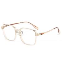 Lunettes photochromiques anti-lumière bleue NYY, monture carrée transparente, verres à transition de couleur pour femmes et hommes, protection UV400