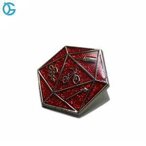 <span class=keywords><strong>INS</strong></span> estilo 3D de Twinkl Diamante Negro níquel insignia del Club para la celebración recuerdo - Product Image 4