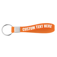 Porte-clés en silicone style minimaliste avec lettres colorées, inspirant, pour étudiants, hommes et femmes, cadeau promotionnel pour fêtes, produit transfrontalier à succès