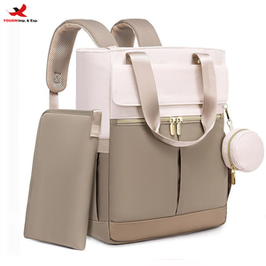 Large Capacity Backpack Bag Laptop Compartment Insulated Bottle Pocket Water Resistant Travel Baby Bag RTS Bulk Mixed Order - Product Image 1