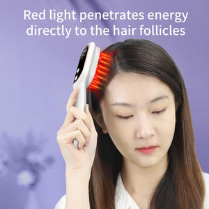 Masseur électrique du cuir chevelu, brosse intelligente à lumière rouge pour la croissance des cheveux, brosse de massage du cuir chevelu pour les cheveux avec distributeur d'huile - Product Image 3