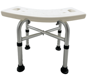 Chaise de bain réglable en alliage d'aluminium avec une capacité de 150 kg <span class=keywords><strong>pour</strong></span> une utilisation dans la salle de bain <span class=keywords><strong>pour</strong></span> personnes handicapées - Fournitures de réadaptation thérapeutique - Product Image 1