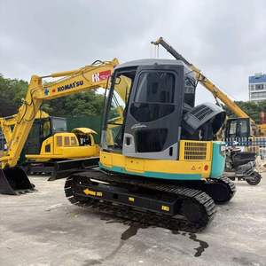 Mini-excavatrice Komatsu PC78 de 7 tonnes, hydraulique, sur chenilles, avec flèche pivotante gauche-droite, à vendre - Product Image 4