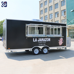 Remolque de comida para catering, camión de comida expendedora móvil con equipo de cocina completo, carrito de comida cubana para perros calientes de EE. UU., <span class=keywords><strong>restaurante</strong></span> - Product Image 1