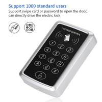 Sistema de Control de Acceso Avanzado con Lector de Tarjetas de Proximidad, Panel Digital con Contraseña, Teclado Táctil de Plástico, Sistema de Control de Acceso Duradero