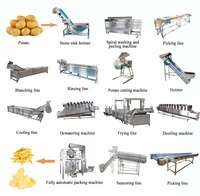 Ligne de production de chips de pommes de terre fraîches DY chauffage électrique 100-500 kg/h ligne de production de chips de pommes de terre pringles