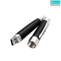 Pulpen Logam Laser 3-in-1 dengan Logo Kustom 2.0 3.0 128MB-128GB USB Flash Drive USB Memory Stick Pen Drive Hadiah Promosi
