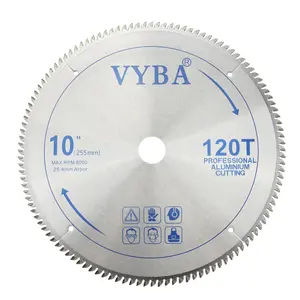 Best quality 255mm Aluminium Cutting TCT Saw Blade For Aluminum Alloy