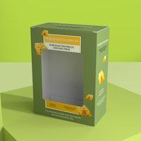 Boîtes d'emballage de shampoing personnalisées pliables en papier avec impression, estampage à chaud doré et effet UV localisé pour logo