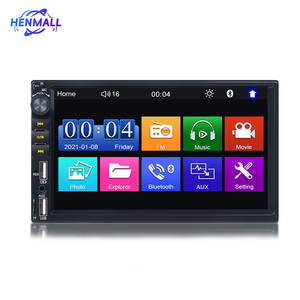 Reproductor <span class=keywords><strong>MP5</strong></span> para <span class=keywords><strong>Auto</strong></span> de 7 Pulgadas con Mirror Link, Carplay, <span class=keywords><strong>Android</strong></span> <span class=keywords><strong>Auto</strong></span>, TF, USB, Radio FM, Cámara de Visión Trasera, AUX, Pantalla Táctil Estéreo - Product Image 1