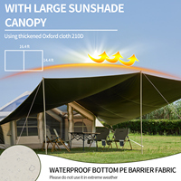 Tente de Camping Extra Large Maison Gonflable Imperméable Tente Gonflable de Luxe à Grand Tube Tente de Camping Familiale Gonflable