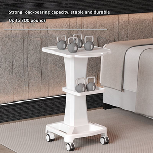 Chariot de beauté à petites bulles multifonctionnel à 4 roues, étagère mobile haut de gamme, chariot à outils pour salon de beauté - Product Image 5