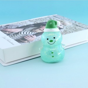 Christmas Santa Claus Tpr Maltose Textured Glitter Squeeze Toy Simulated Doll Slow Rebound Stress Relief Fidget Toy - Product Image 5