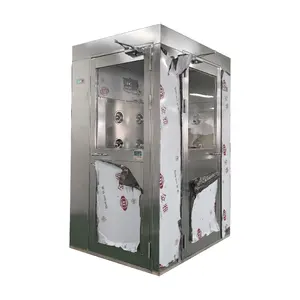Modular Clean Room canto Air Shower com sistema de ar bloqueado GMP Cleanroom Aço inoxidável Air Shower