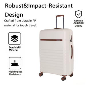 Valise de voyage rigide légère à roulettes, 4 roues fixes avec verrouillage, silencieuse, anti-rayures, étanche – Offre Spéciale - Product Image 2