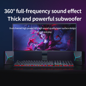 RGB Wired 2.0 USB Audio System Colorful LED Lights Gaming <strong>Speakers</strong> for PC Laptops and Gaming <strong>Computer</strong> - Product Image 4