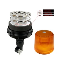 24W haute luminosité LED stroboscopes lumière d'avertissement d'urgence ambre rotatif feux de balise équipement de voiture accessoires de lumière de sécurité