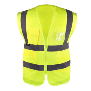 سترة عاكسة عالية الوضوح للعمل والسلامة، مقاومة للماء، مصنوعة من القطن والنايلون والبوليستر - Product Image 6